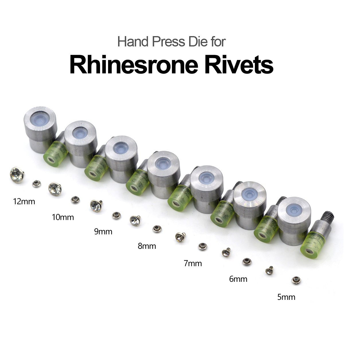 Rivet Setter Tool - KALASO 1Set Hand Press Die Mould