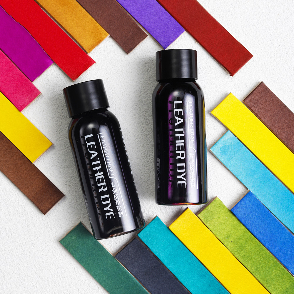 Leather Dye Finish - 30ml Leather Edge Paint Oil Finish