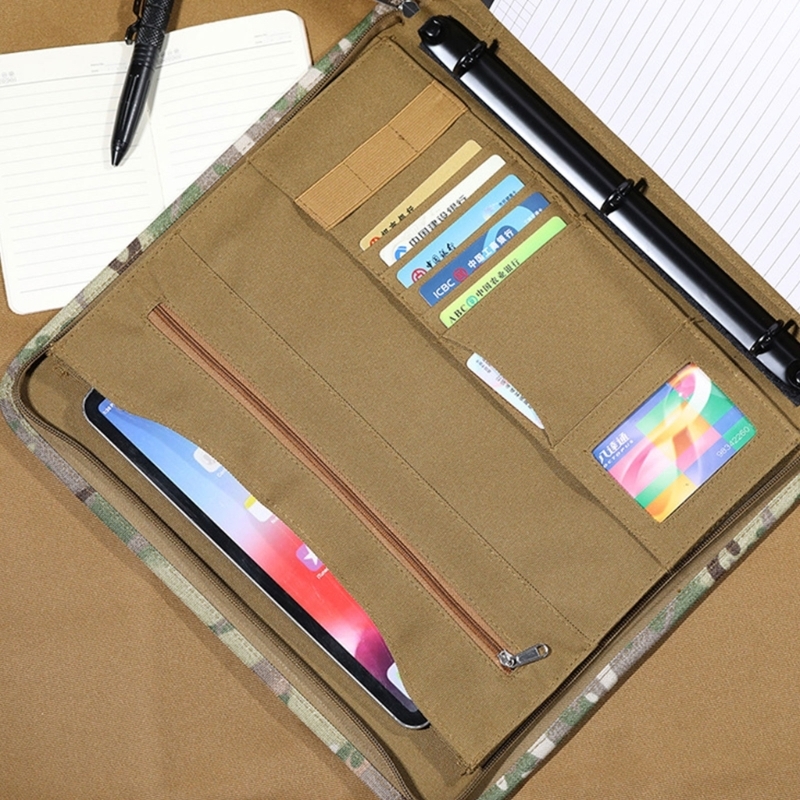 Leather Work Japan - Secure Leather Zipper binders Featuring Spacious