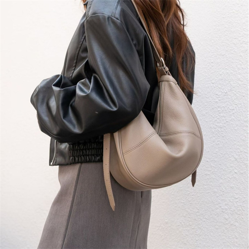 Leatherwork Wallet - BURMINSA Luxury Genuine Leather Soft Hobo