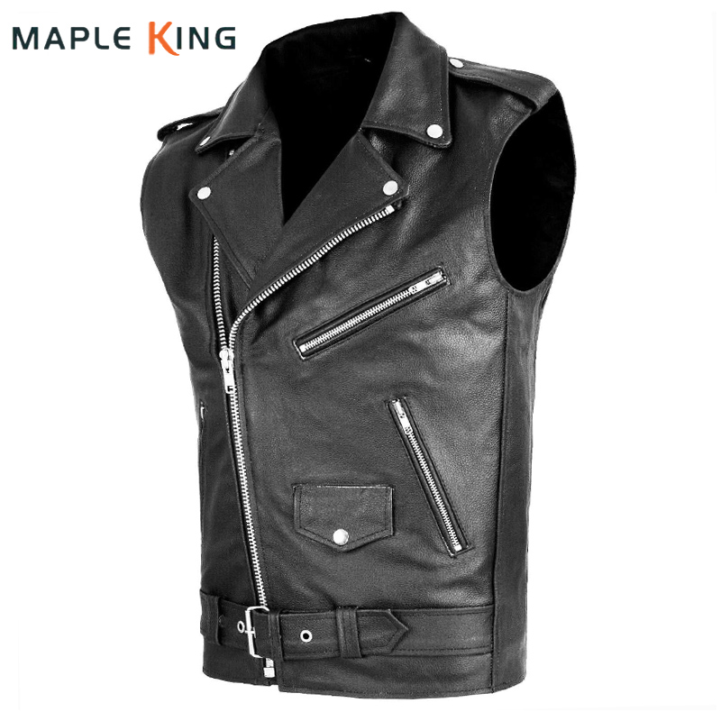 Leather Work Vest - Mens Vest Steampunk Homme PU Leather