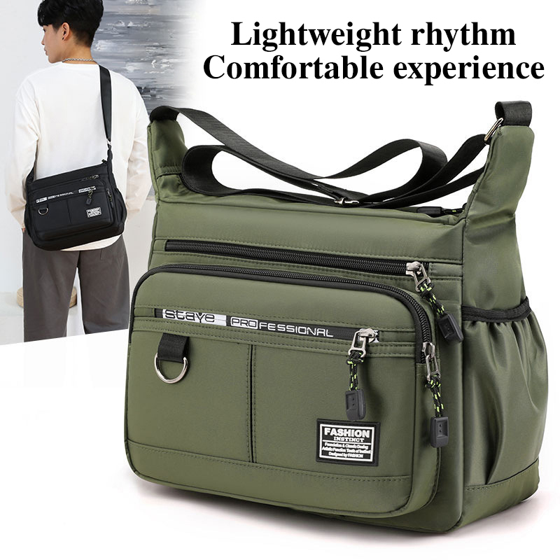 Men's Messenger Bag Crossbody  - Leather Work Japan review and price