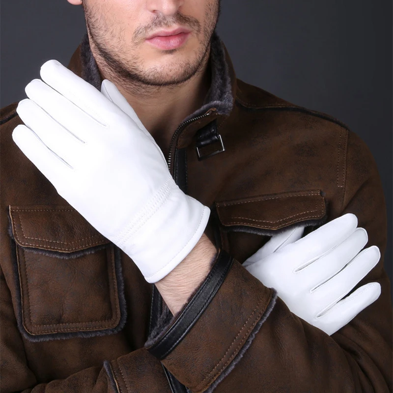 2025 Winter Genuine Leather Wh - Leather Work Winter Gloves review and price