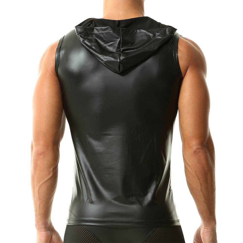 Size M-XL Bodybuilding Mens PU - Leather Work Vest review and price
