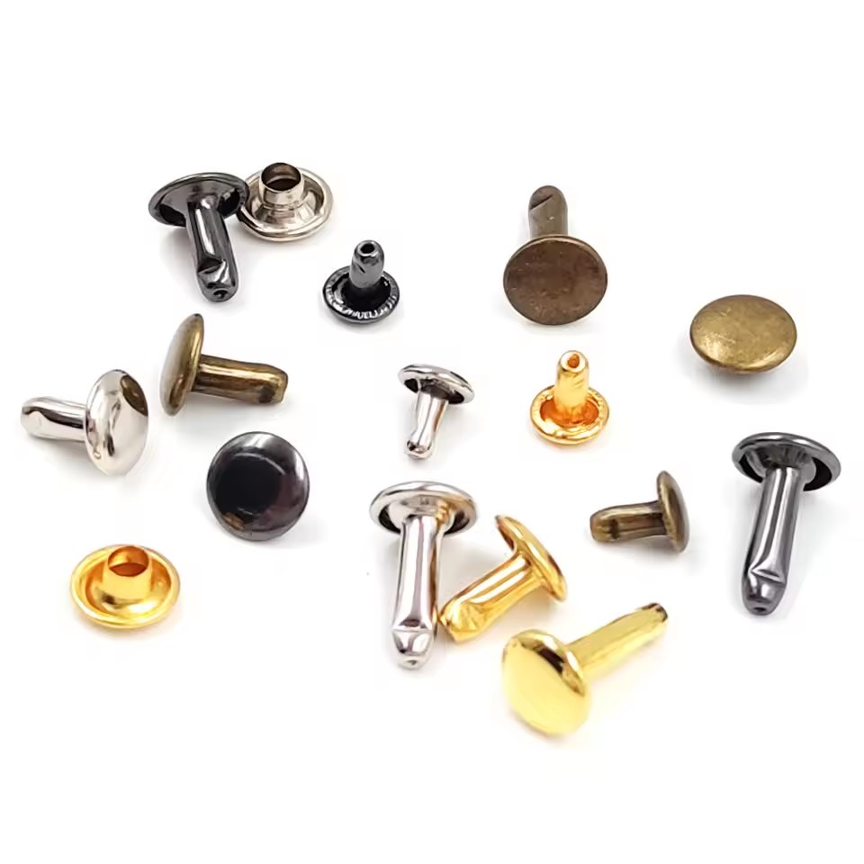 Metal Double Cap Rivets Stud R - Rivet Setter Tool review and price