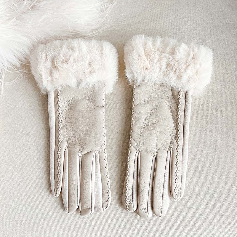 Women's New Fashion Fake Leath - Leather Work Winter Gloves review and price