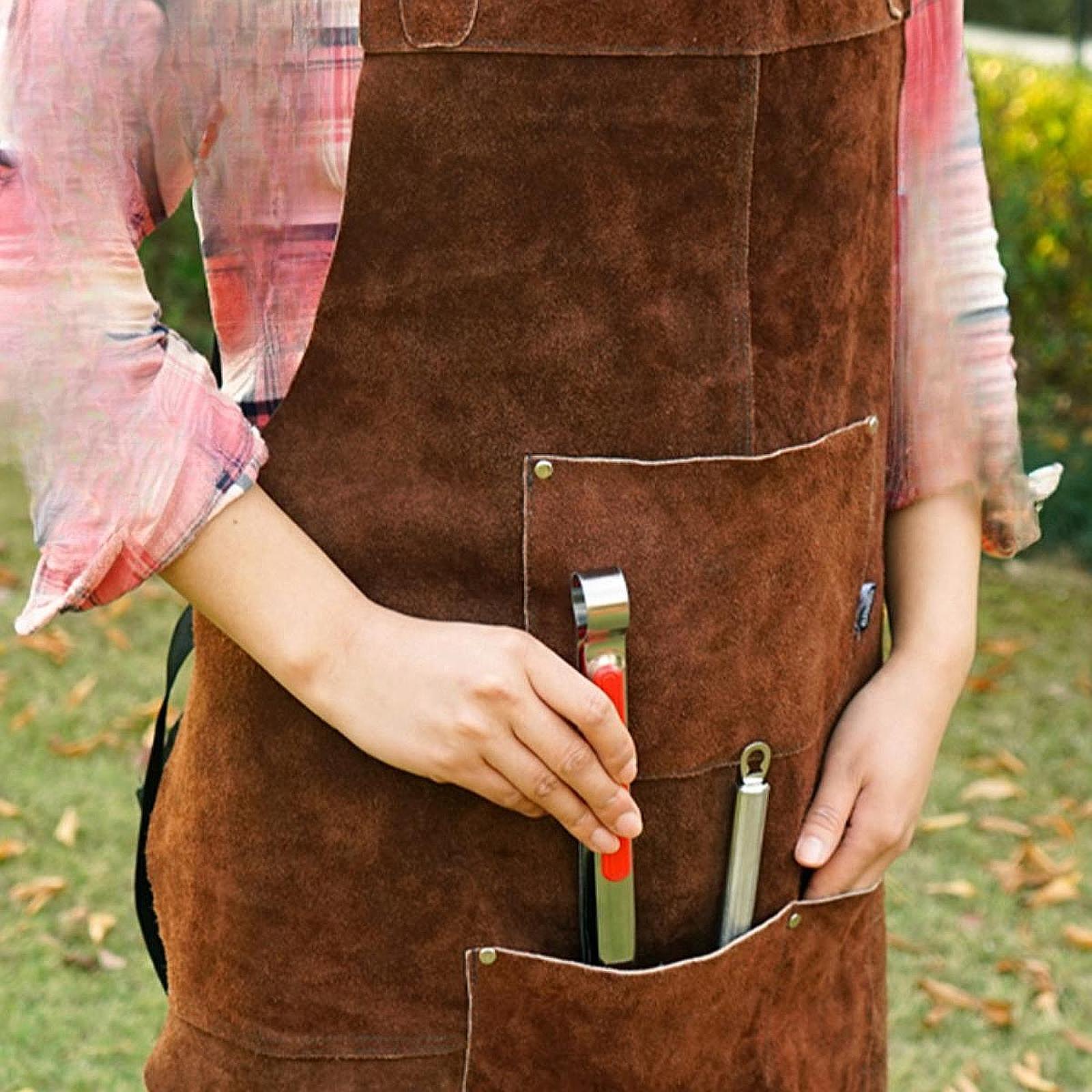 Workshop Garage Apron Work Apr - Leather Work Japan review and price