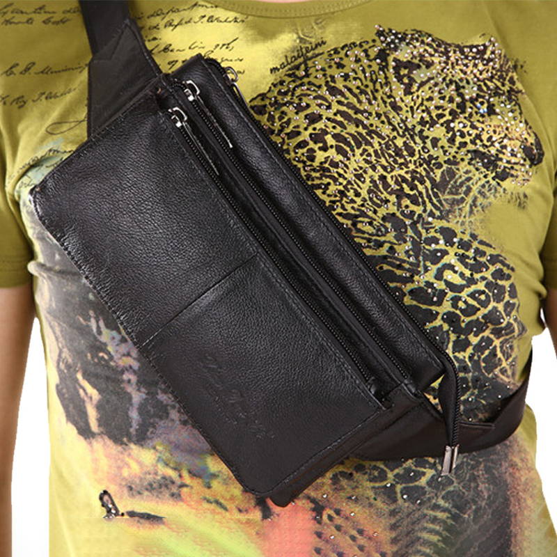 Men Waist Fanny Pack Belt Hip  - Leatherwork Wallet review and price