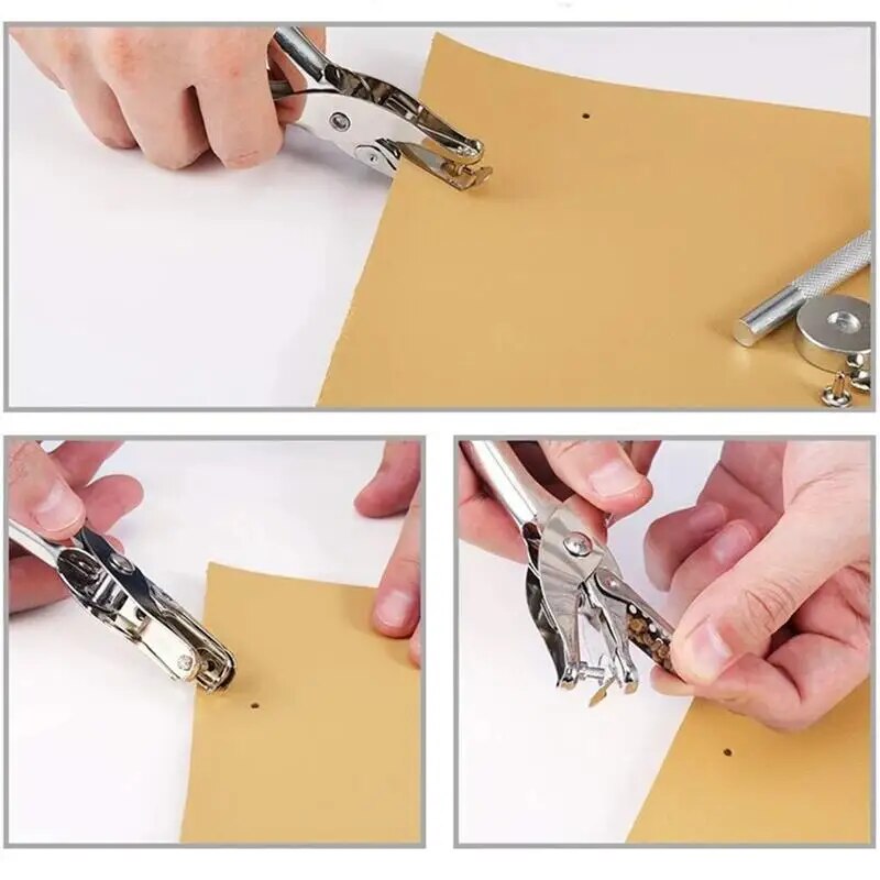 Metal Double Cap Rivets Studs  - Rivet Setter Tool review and price