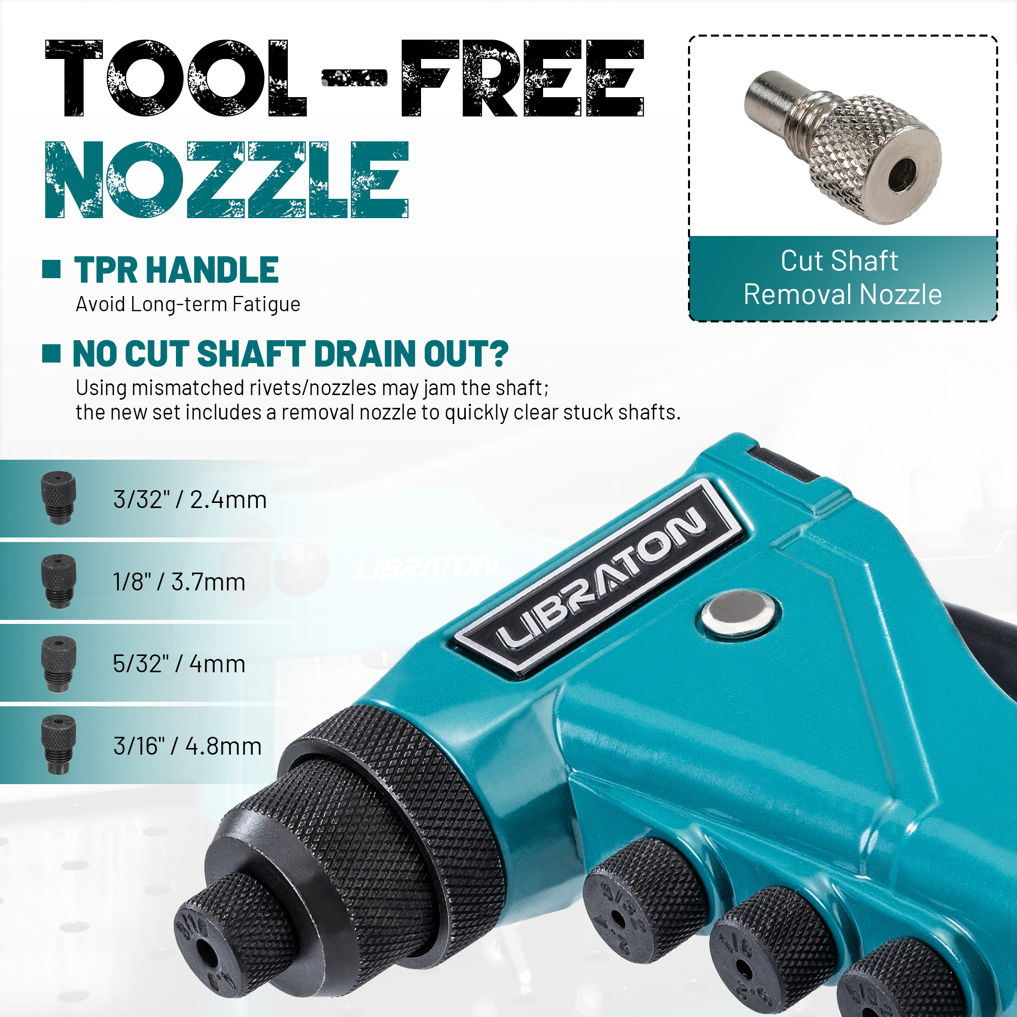 LIBRATON 140pcs Heavy-Duty Riv - Rivet Setter Tool review and price