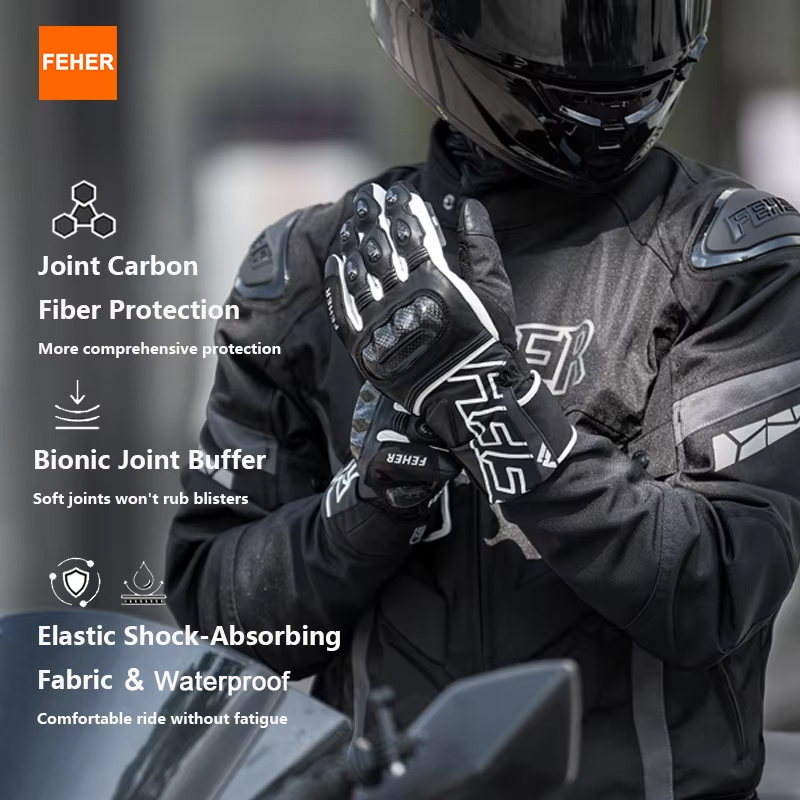 FEHER Motorcycle Gloves Winter - Leather Work Winter Gloves review and price