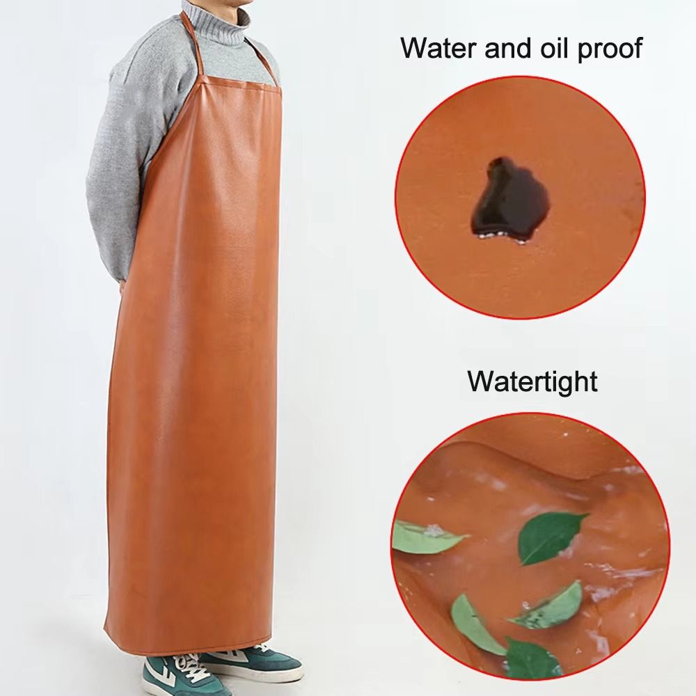 Thickened PU Leather Apron 95/ - Leatherwork Apron review and price