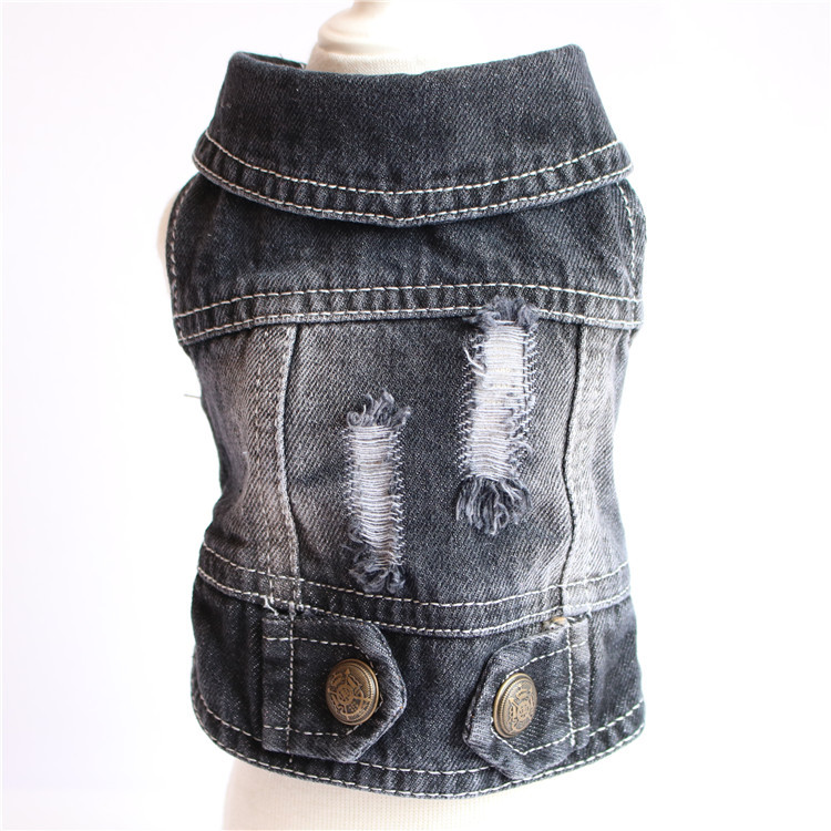 Wholesale Pet Clothes Fashion  - Leather Work Vest review and price