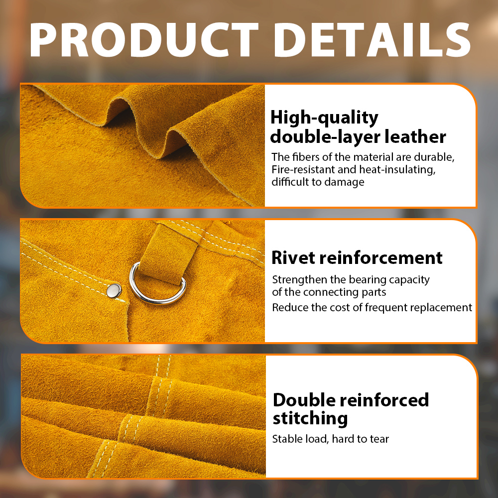 Oxhide Leather Welding Apron C - Leatherwork Apron review and price