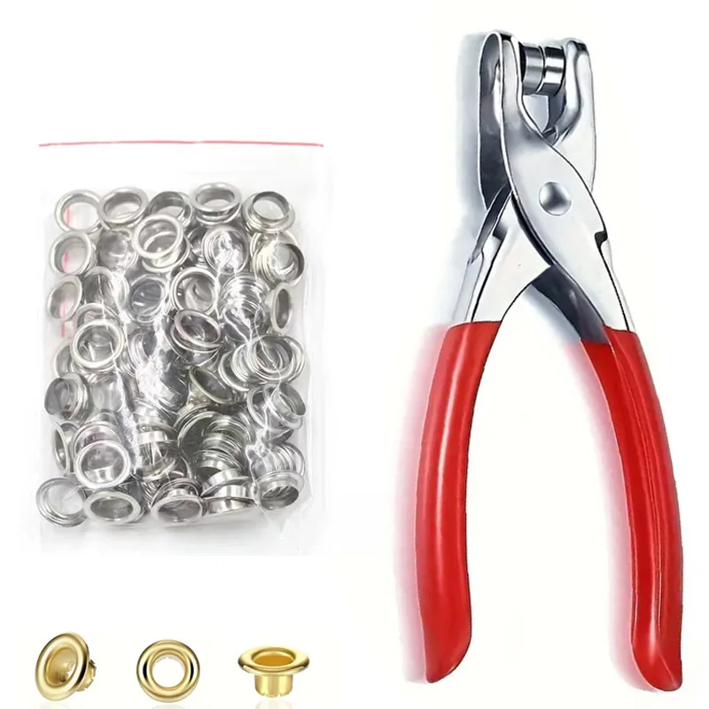100pcs Prong Rings 4mm Buckle  - Rivet Setter Tool review and price