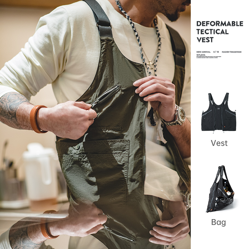 Maden 2023 New Design Male Cas - Leather Work Vest review and price
