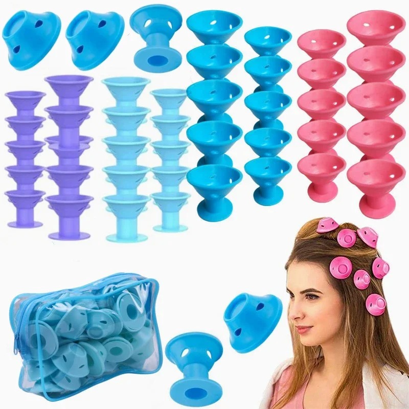 10 20pcs Soft Rubber Hair Curl - Leatherwork Roller review and price
