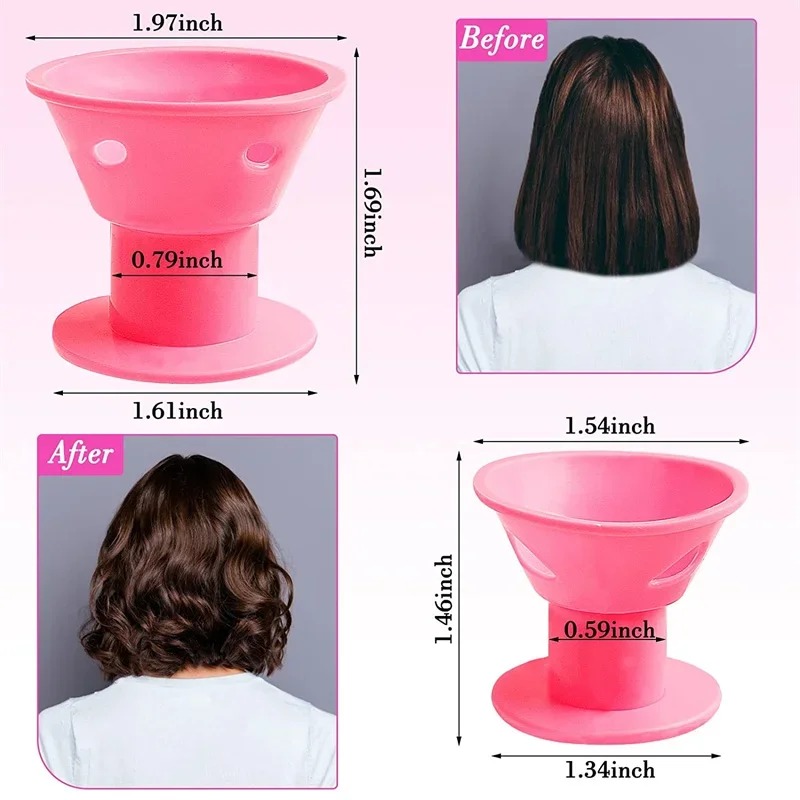 10 20pcs Soft Rubber Hair Curl - Leatherwork Roller review and price