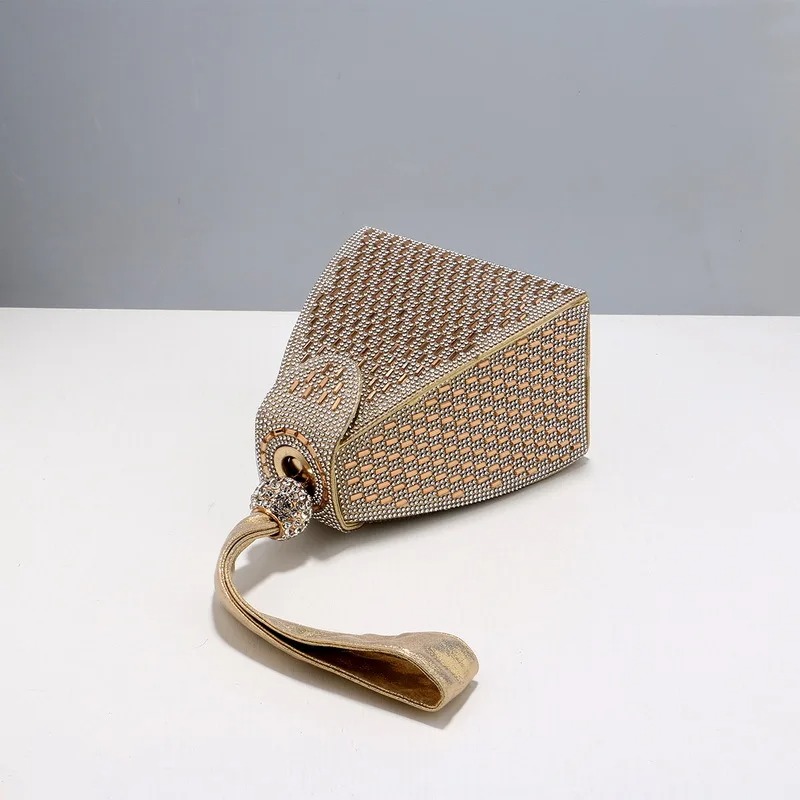 Rhinestones Luxury Evening Bag - Leatherwork Wallet review and price