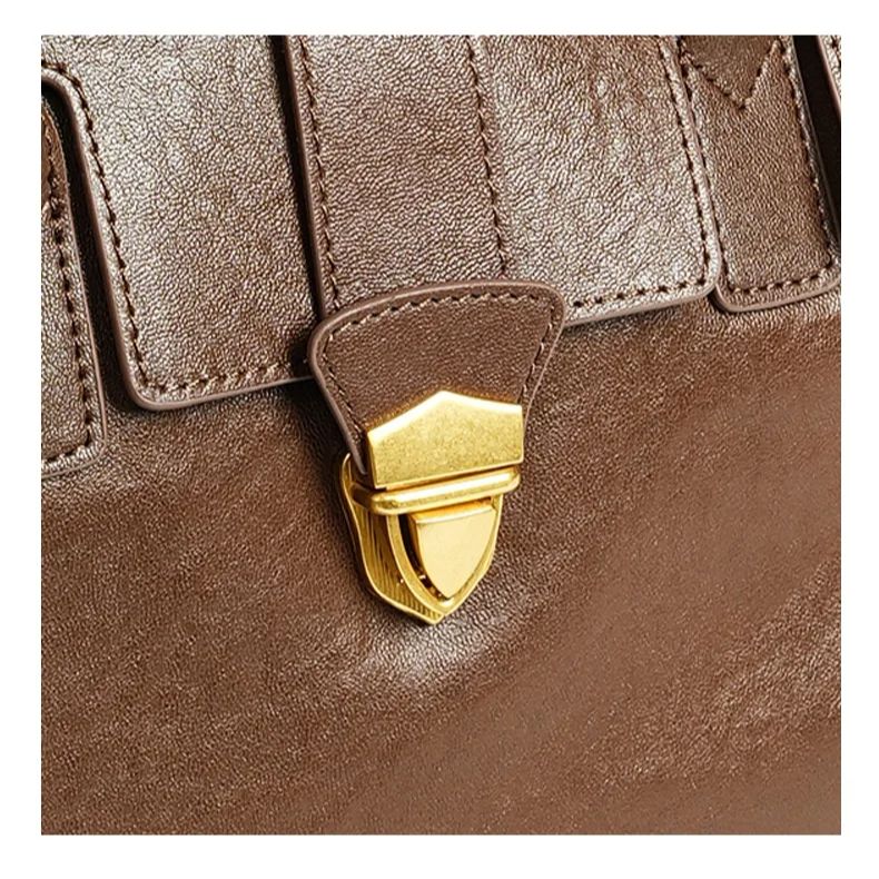Women's Leather Briefcase: Cro - Leather Work Japan review and price