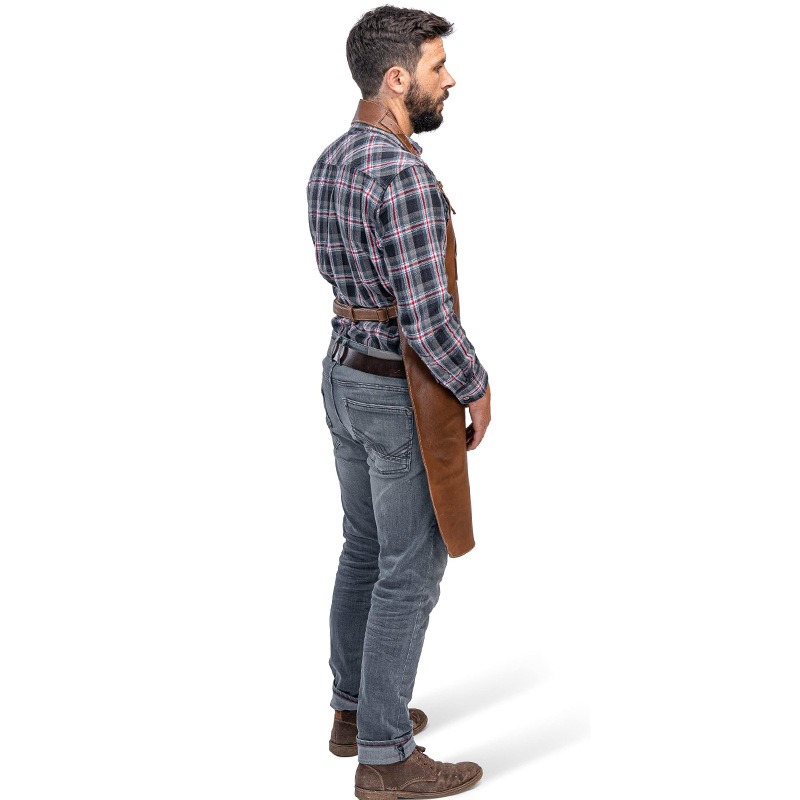 PU Hanging Neck Leather Apron  - Leatherwork Apron review and price