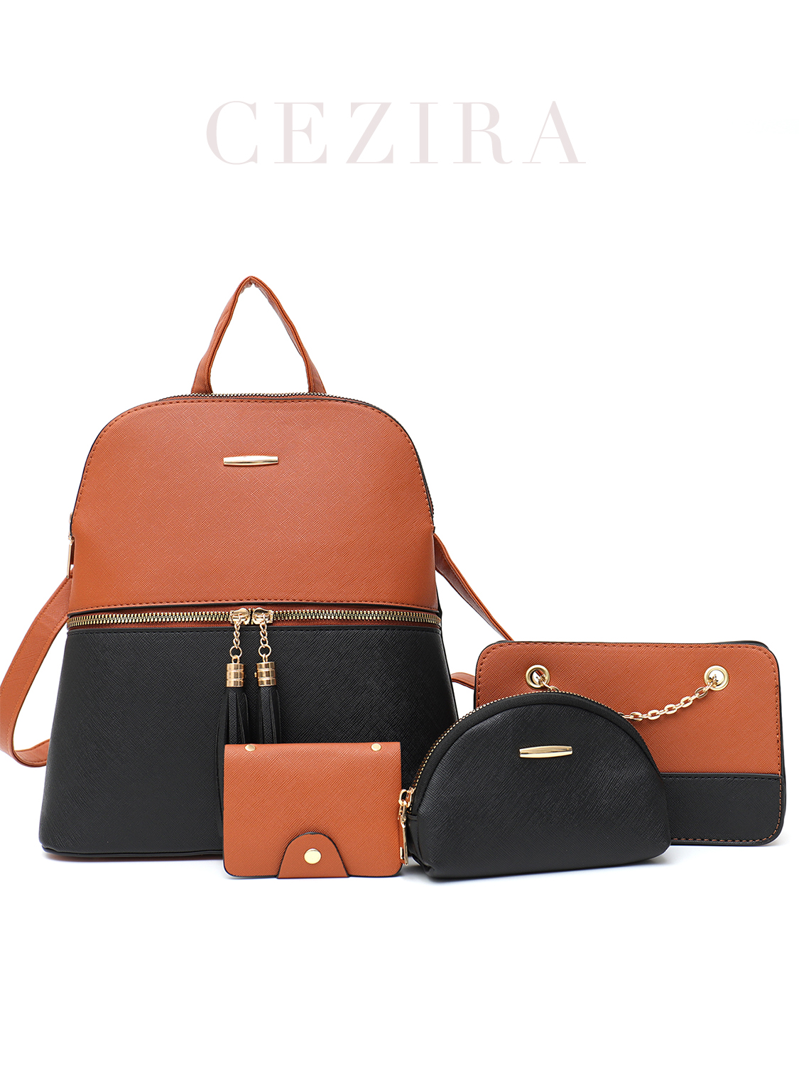 4 PCS Bags Set Women's Fashion - Leatherwork Wallet review and price