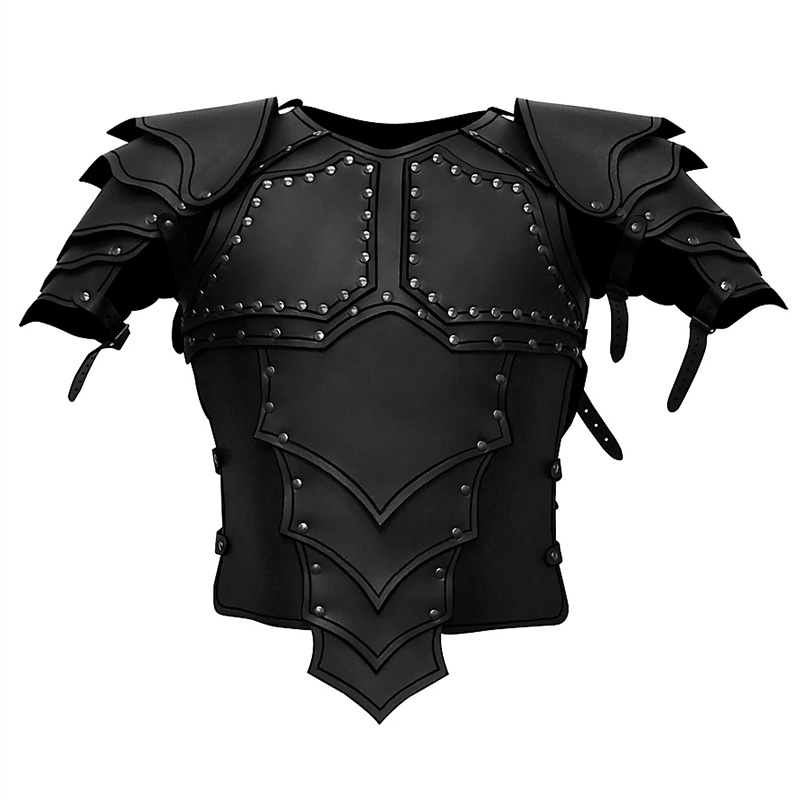 Mens Medieval Viking Knight Pi - Leather Work Vest review and price