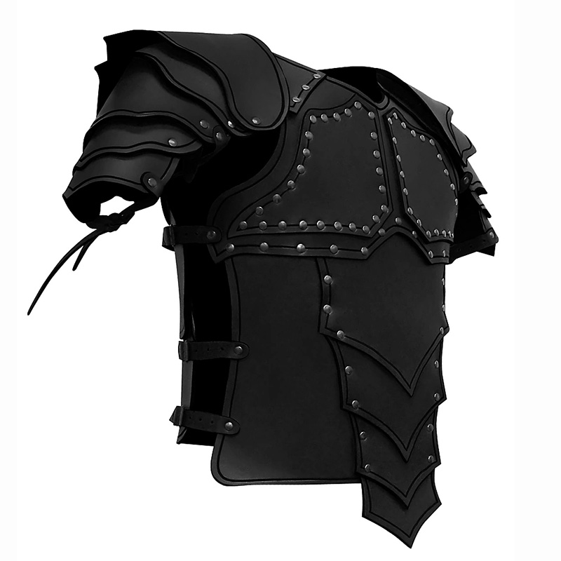 Mens Medieval Viking Knight Pi - Leather Work Vest review and price