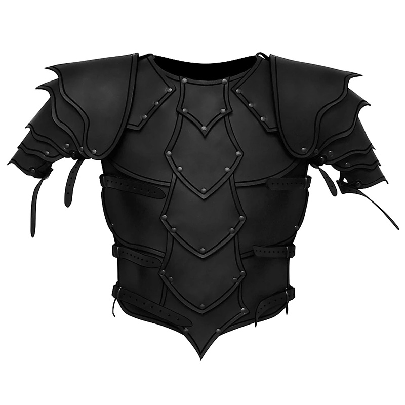 Mens Medieval Viking Knight Pi - Leather Work Vest review and price