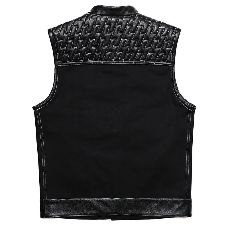 SOA Club Style Motorcycle Leat - Leather Work Vest review and price