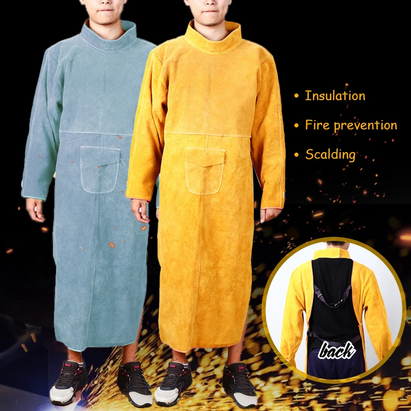 Cowhide Leather Anti-scalding  - Leatherwork Apron review and price