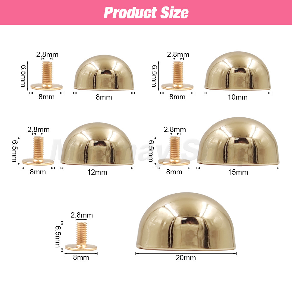 10sets 8/10/12/15/20mm Metal D - Rivet Setter Tool review and price