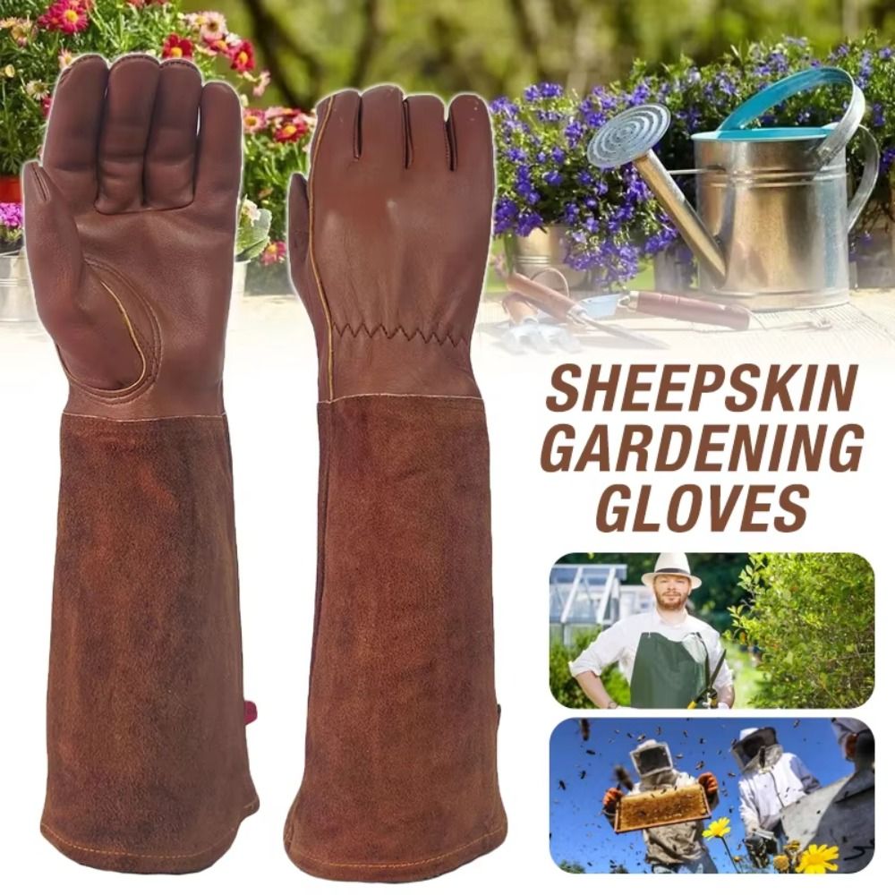 Worker Long Sleeve Gardening G - Leather Work Winter Gloves review and price