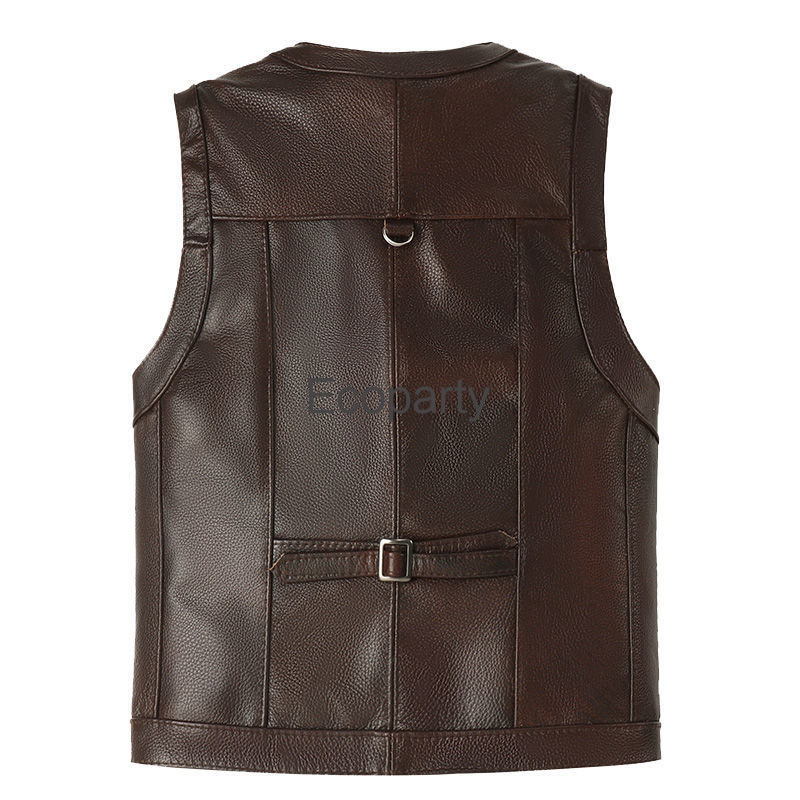 2024 Autumn Winter Leather Ves - Leather Work Vest review and price