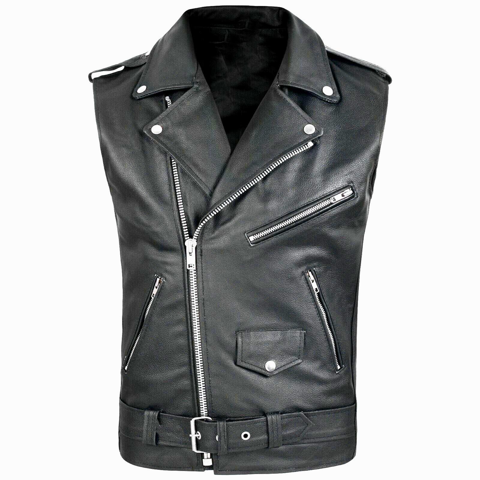 Mens Vest Steampunk Homme PU L - Leather Work Vest review and price