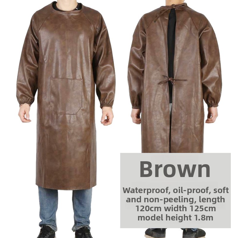 Thickened Wear-Resistant Leath - Leatherwork Apron review and price