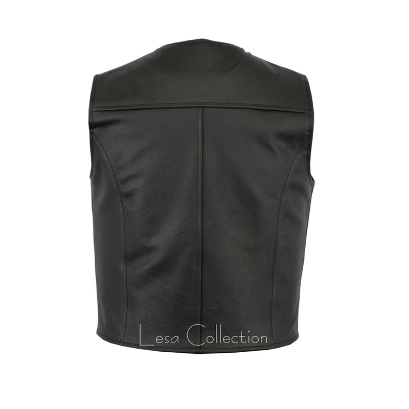 European American Fashion Retr - Leather Work Vest review and price