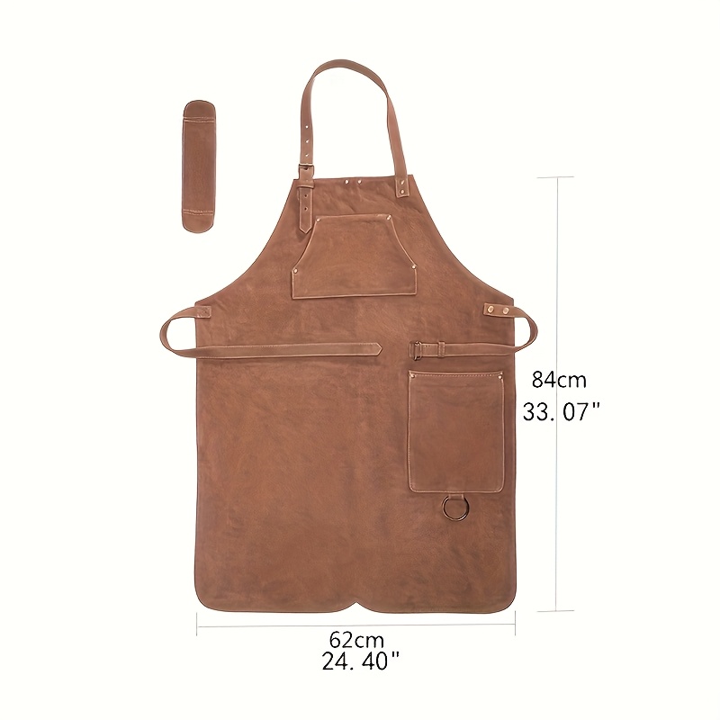 Stylish British-Inspired PU Le - Leatherwork Apron review and price