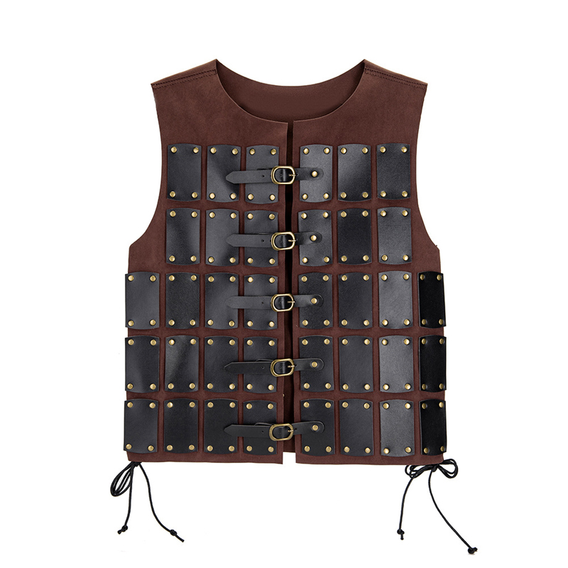 Medieval Viking Pirate Knight  - Leather Work Vest review and price